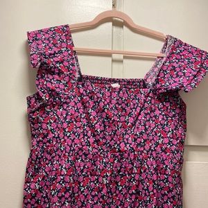 Buddylove - ANASTASIA RUFFLE SHOULDER MIDI DRESS - THORN